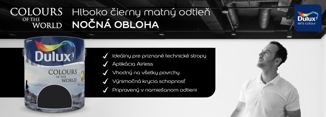 Čierne stropy? Žiadny problém