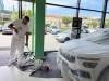 Maľba predajne QALT značky Škoda farbou Dulux Rapid Dry 19917632
